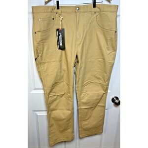 Mountain Khakis Camber Original Pants 44x30 NWT Classic Fit Stretch Canvas Beige